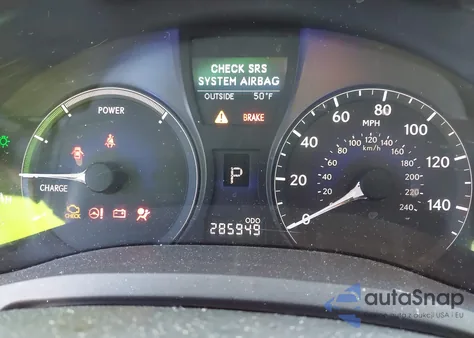 2012 Lexus Rx 450H из США, поврежденный, VIN JTJBC1BAXC2424187